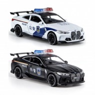 اسباب بازی ماشین پلیس فلزی موزیکال مدل BMW M4