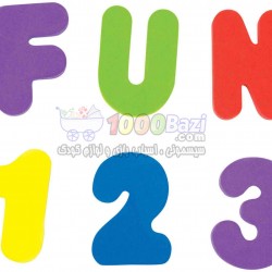 حروف و اعداد چسبانکی مخصوص حمام کودک Munchkin