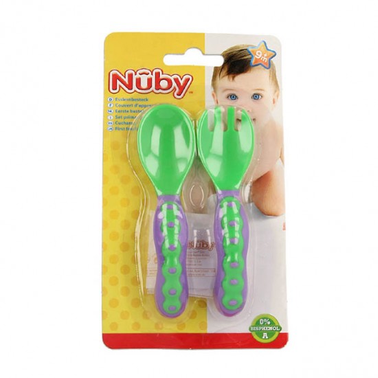 قاشق و چنگال کودک Nuby