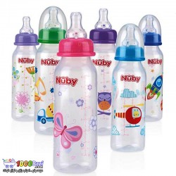 شیشه شیر طرح دار کودک Nuby