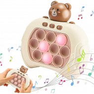 اسباب بازی پاپیت گیم طرح خرس چراغدار موزیکال Popit Game
