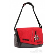 کیف لوازم بچه اوکی داگ خاکستری قرمز Okiedog Loft Samurai
