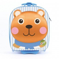 چمدان چرخ دار کودک مدل ترولی طرح خرس اوپس Oops