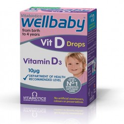 قطره ویتامین D3 کودک ول بیبی Wellbaby