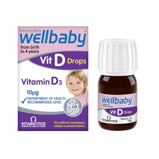 قطره ویتامین D3 کودک ول بیبی Wellbaby