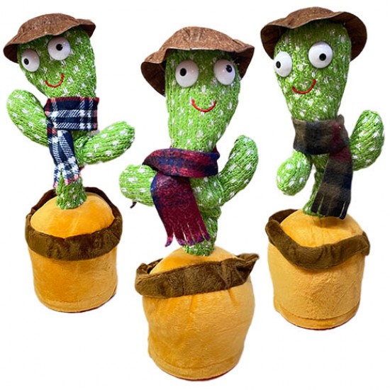 کاکتوس سخنگو موزیکال شارژی Dancing Cactus