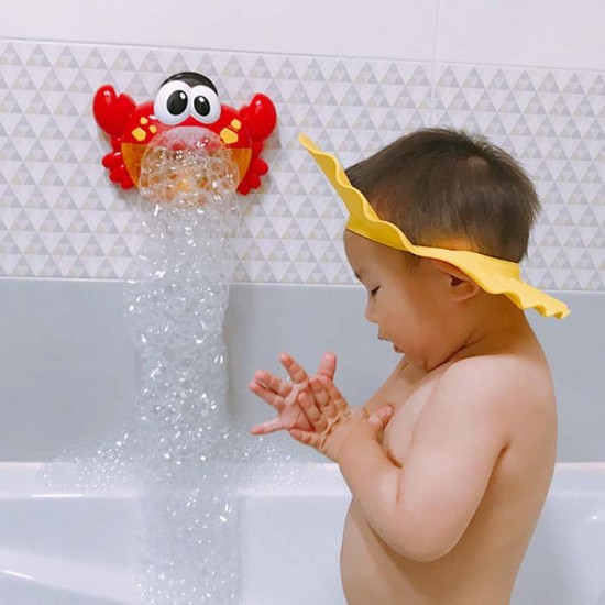 حباب ساز موزیکال طرح خرچنگ حمام کودک