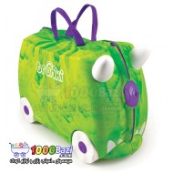 چمدان و اسباب بازی چرخدار کودک طرح Rex سبز Trunki