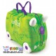چمدان و اسباب بازی چرخدار کودک طرح Rex سبز Trunki