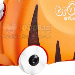 چمدان و اسباب بازی چرخدار کودک طرح ببر نارنجی Trunki