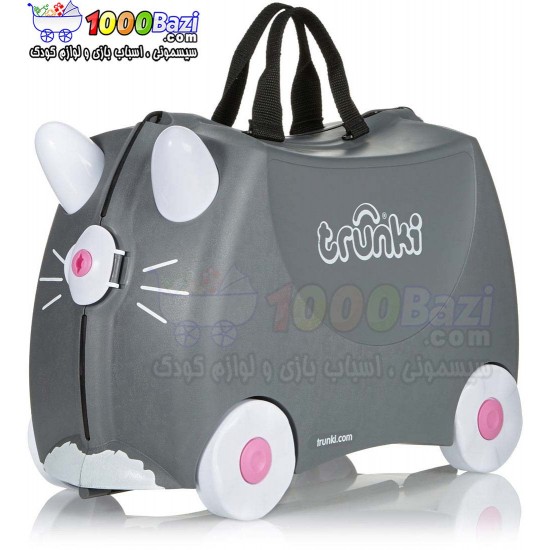 چمدان و اسباب بازی چرخدار طرح گربه Trunki