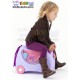 چمدان و اسباب بازی چرخدار دخترانه طرح اسب بنفش Trunki