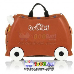 چمدان و اسباب بازی چرخدار کودک طرح بوفالو Trunki